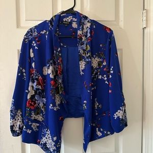 Torrid Hi-Lo Floral Blazer